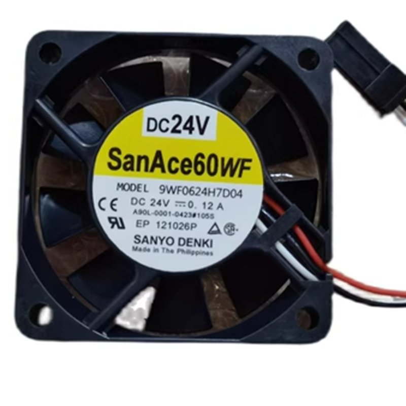 Original Shanyang 12V 48V DC24V 0.12A EC AC 6015 6CM 60X60X15MM Inverter Large air Volume Fanuc 9WF0624H7D04 Cooling Fan
